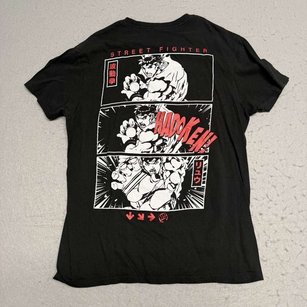 Street Fighter Shirt Teen Size Med Ryu HadouKen Capcom Vintage Video Game